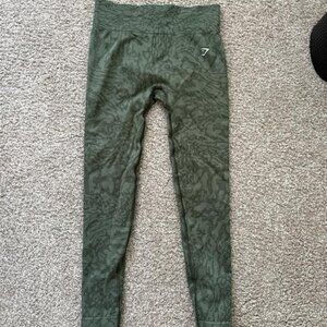 Womens Gymshark Adapt x Whitney Leggings Force Green/Winter Olive Size XL